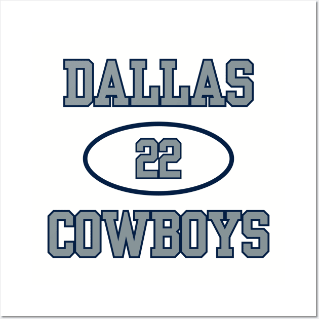 DALLAS COWBOYS EMMITT SMITH #22 Wall Art by capognad